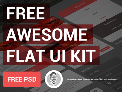 Free Awesome Flat Ui Kit